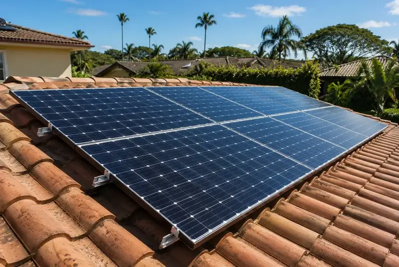 Installation de panneaux solaires à Pomérols